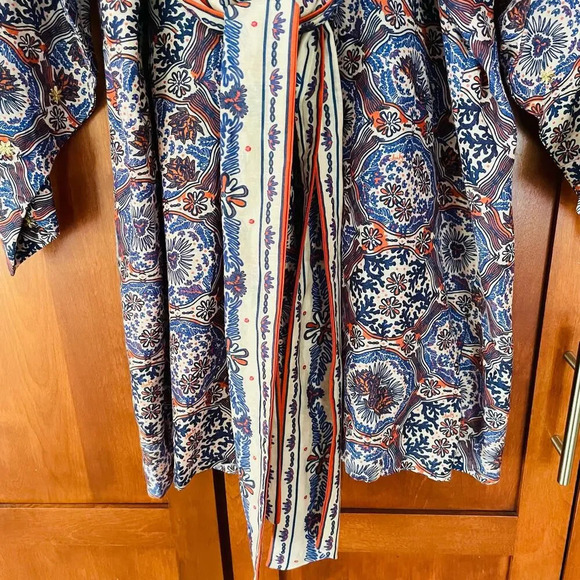 Chufy Ma Dress Mini Lin Floral Print Cotton Silk Embroidered Size XS - Picture 5 of 11